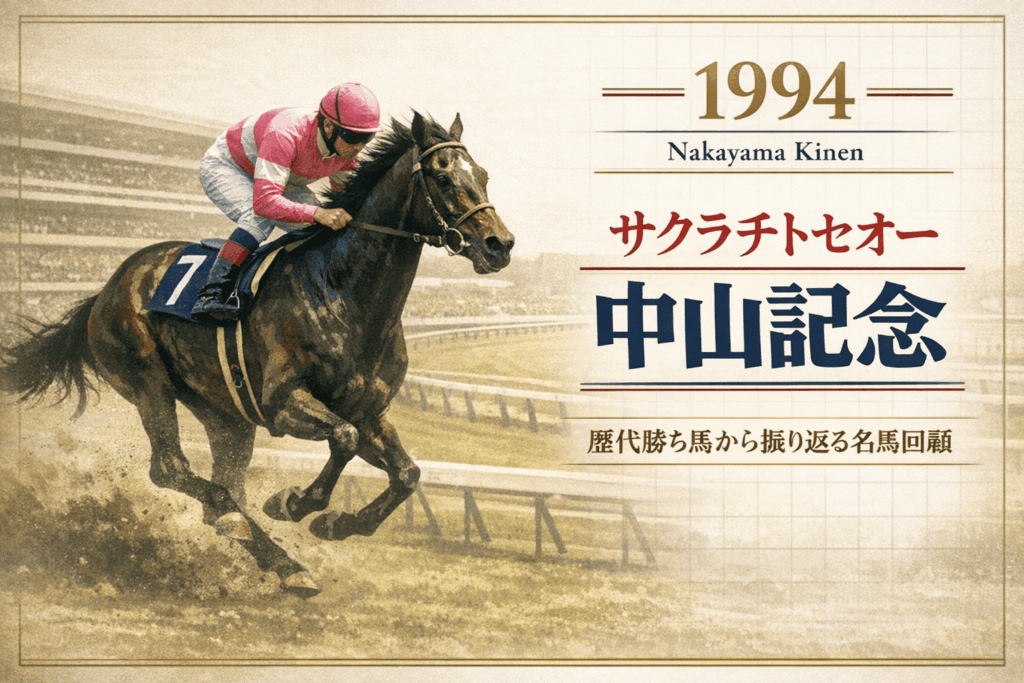 サクラチトセオー｜中山記念｜歴代勝ち馬からの思い出