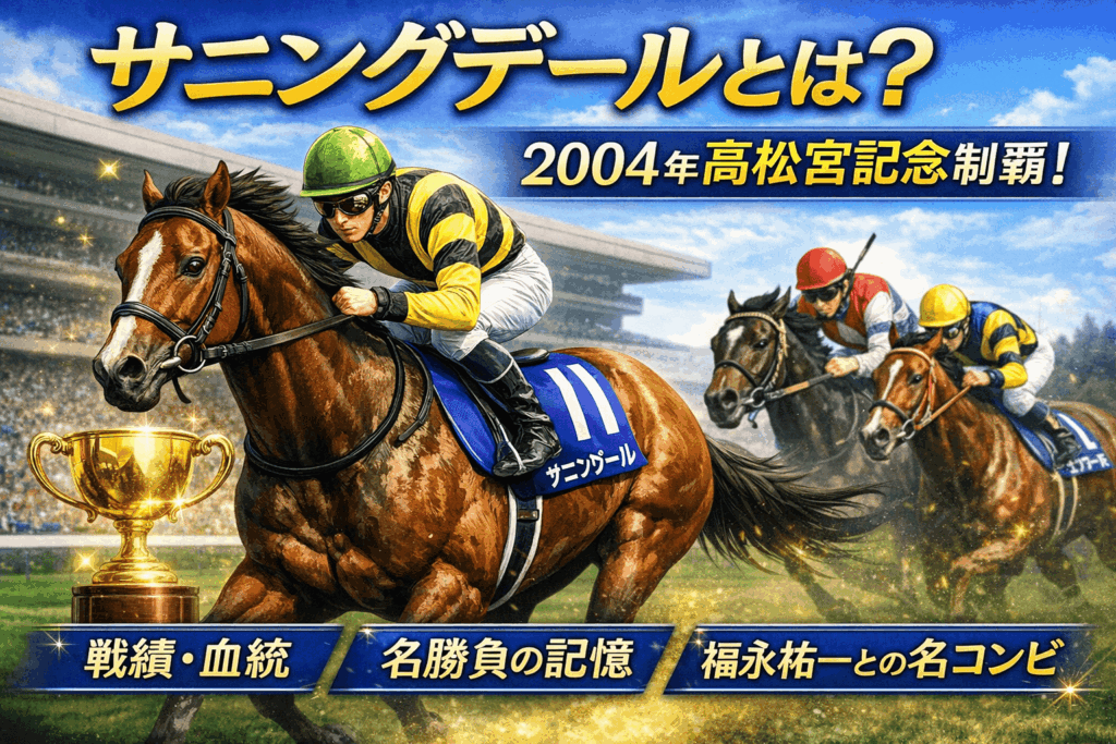 サニングデール｜高松宮記念｜歴代の勝ち馬からの思い出