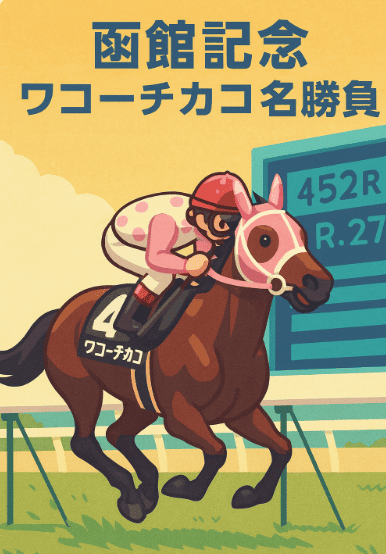 ワコーチカコ｜函館記念｜歴代の勝ち馬の思い出