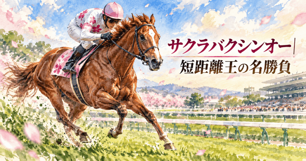 サクラバクシンオー|スプリンターズS|歴代勝ち馬からの思い出