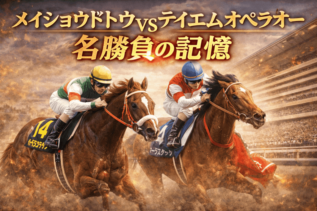 メイショウドトウ｜金鯱賞｜歴代勝ち馬からの思い出
