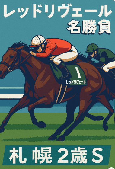 レッドリヴェール｜札幌2歳S｜歴代の勝ち馬の思い出