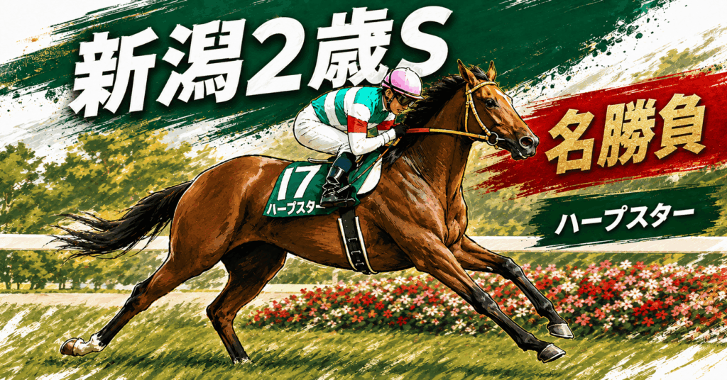 ハープスター名勝負|2013年新潟2歳S・最後方18番手から上がり32.5秒の衝撃