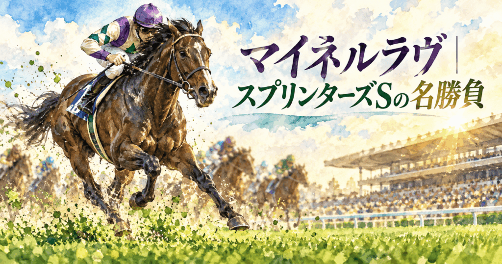 マイネルラヴ｜1998年スプリンターズSでタイキシャトルを破った名馬の思い出