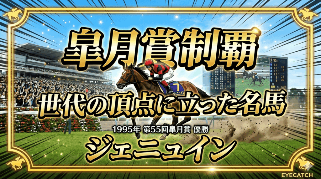 ジェニュイン|皐月賞|歴代の勝ち馬の思い出