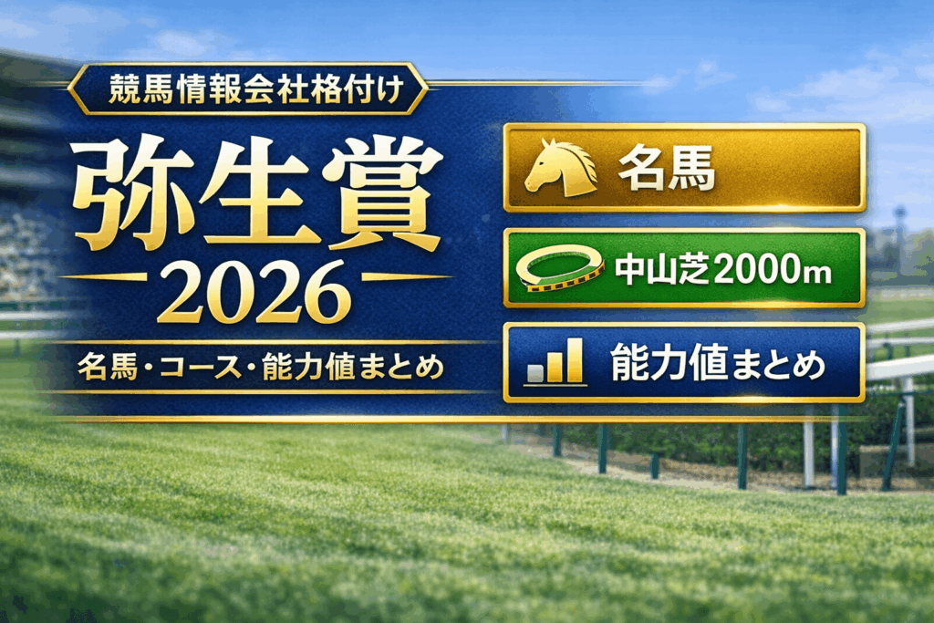 2026年「弥生賞」競馬情報会社まとめ