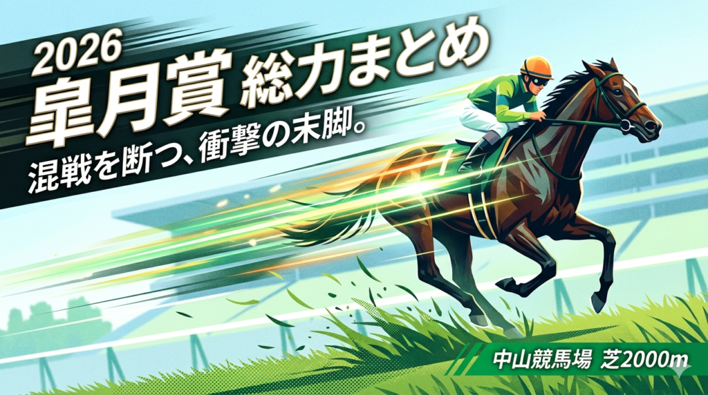 皐月賞まとめ　過去傾向・出走馬情報・能力値付き｜3歳牡馬クラシックの主役は誰だ？