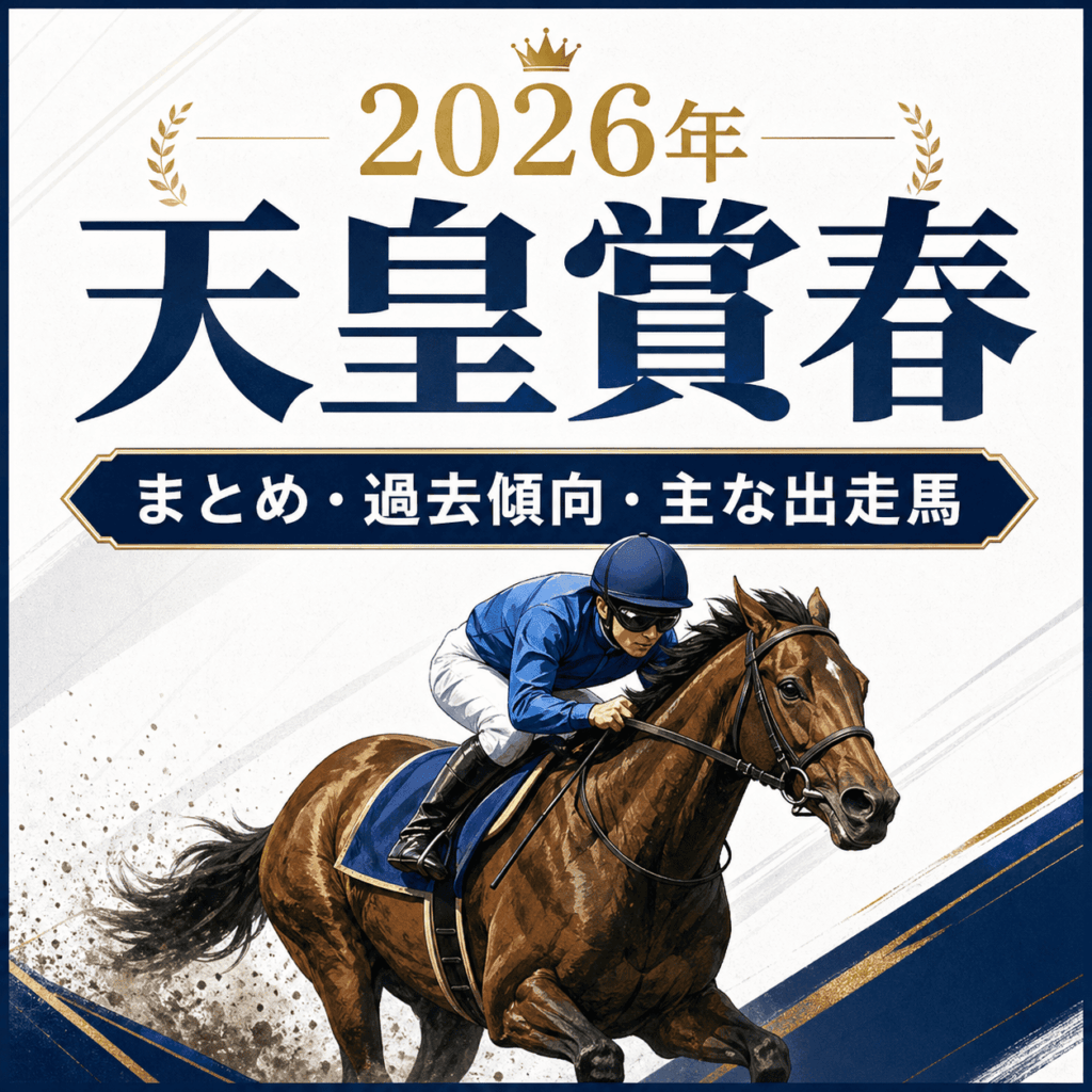 天皇賞春2026｜過去3年データと能力値で見る注目ポイント｜無料予想サイト情報も紹介