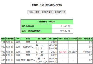 東京競馬場１２レース