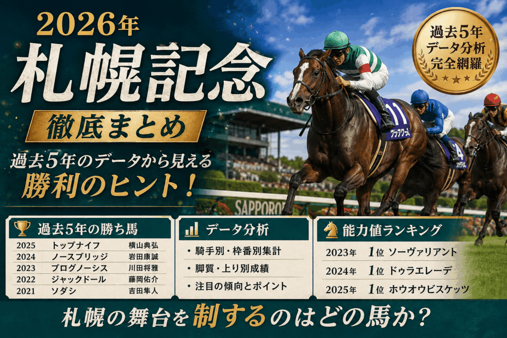 札幌記念まとめ競馬情報会社格付け